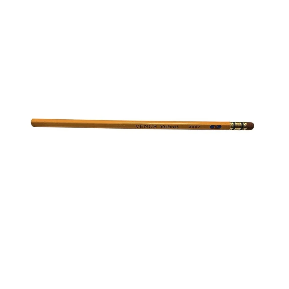 Vintage Venus Velvet Blue Band No.2 Medium Soft Pencils #3557 Box Of 1 Doz.